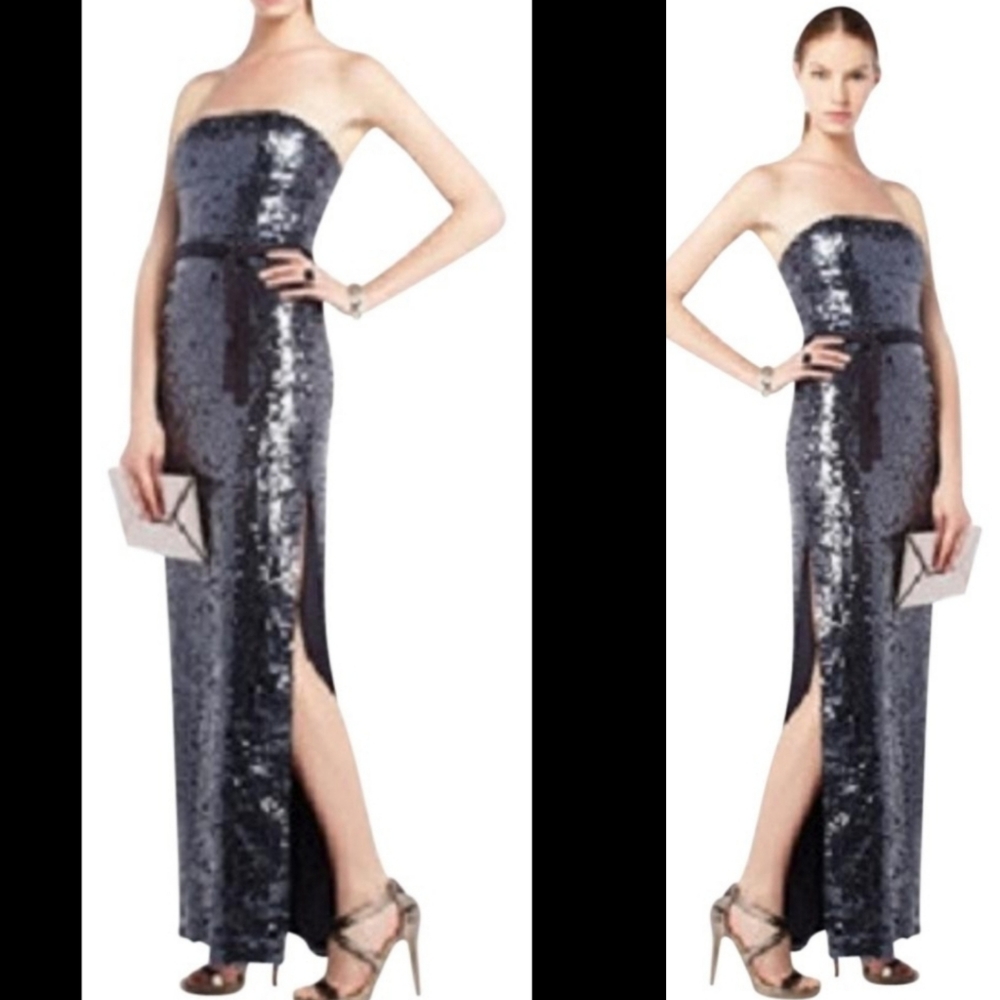 NEW BCBG "Lila" Sequin Gown 10